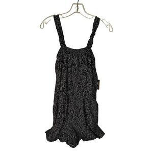 NWT Express Black & White Polka Dot Romper Size Medium -See Detail